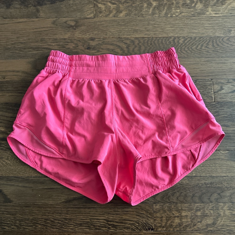 Lululemon Athletica Pink Athletic Shorts Lightweight Performance